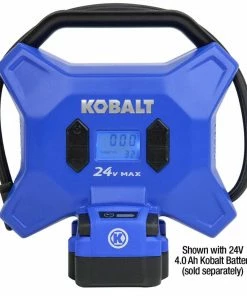 Kobalt Air Inflators Kobalt 24 Volt cordless high pressure inflator 24-Volt Lithium Ion (Li-Ion) Air Inflator (Power Source: Battery) -Craftsman Sales Shop 11621568