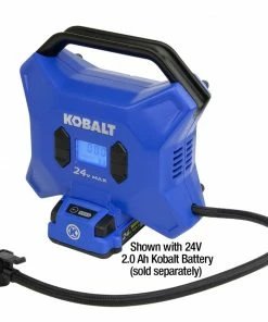Kobalt Air Inflators Kobalt 24 Volt cordless high pressure inflator 24-Volt Lithium Ion (Li-Ion) Air Inflator (Power Source: Battery) -Craftsman Sales Shop 11621569