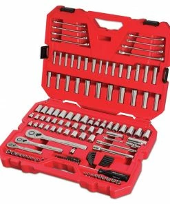 CRAFTSMAN Mechanics Tool Sets 135-Piece Standard (SAE) and Metric Combination Polished Chrome Mechanics Tool Set (1/4-in; 3/8-in) 9 CRAFTSMAN Mechanics Tool Sets 135-Piece Standard (SAE) and Metric Combination Polished Chrome Mechanics Tool Set (1/4-in; 3/8-in) -Craftsman Sales Shop 11670800