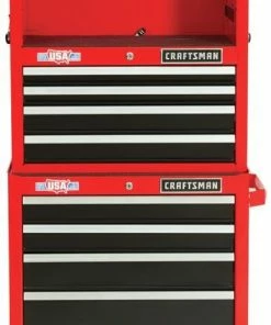 CRAFTSMAN Bottom Tool Cabinets 2000 Series 26.5-in W x 37.5-in H 5-Drawer Steel Rolling Tool Cabinet (Red) -Craftsman Sales Shop 11963339