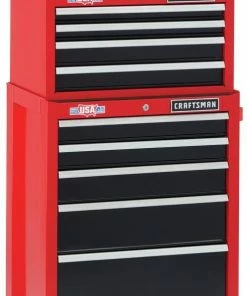 CRAFTSMAN Bottom Tool Cabinets 2000 Series 26.5-in W x 37.5-in H 5-Drawer Steel Rolling Tool Cabinet (Red) -Craftsman Sales Shop 11963341