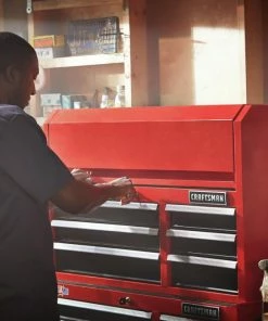 CRAFTSMAN Top Tool Chests 2000 Series 40.5-in W x 24.5-in H 6-Drawer Steel Tool Chest (Red) -Craftsman Sales Shop 11992913