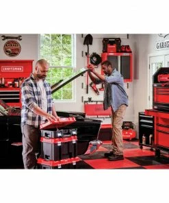 CRAFTSMAN Portable Tool Boxes VERSASTACK System 20-in Red Plastic Wheels Lockable Tool Box -Craftsman Sales Shop 11997539