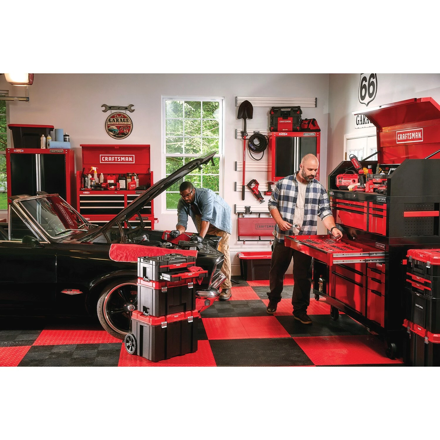 CRAFTSMAN Portable Tool Boxes VERSASTACK System 17-in Red Plastic Lockable Tool Box 11 CRAFTSMAN Portable Tool Boxes VERSASTACK System 17-in Red Plastic Lockable Tool Box - Image 11