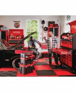 CRAFTSMAN Portable Tool Boxes VERSASTACK System 17-in Red Plastic Lockable Tool Box 24 CRAFTSMAN Portable Tool Boxes VERSASTACK System 17-in Red Plastic Lockable Tool Box -Craftsman Sales Shop 12001305