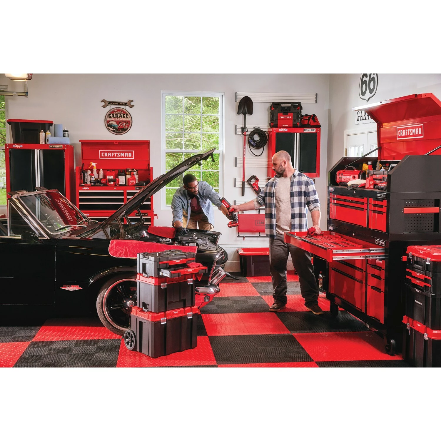 CRAFTSMAN Portable Tool Boxes VERSASTACK System 17-in Red Plastic Lockable Tool Box 12 CRAFTSMAN Portable Tool Boxes VERSASTACK System 17-in Red Plastic Lockable Tool Box - Image 12