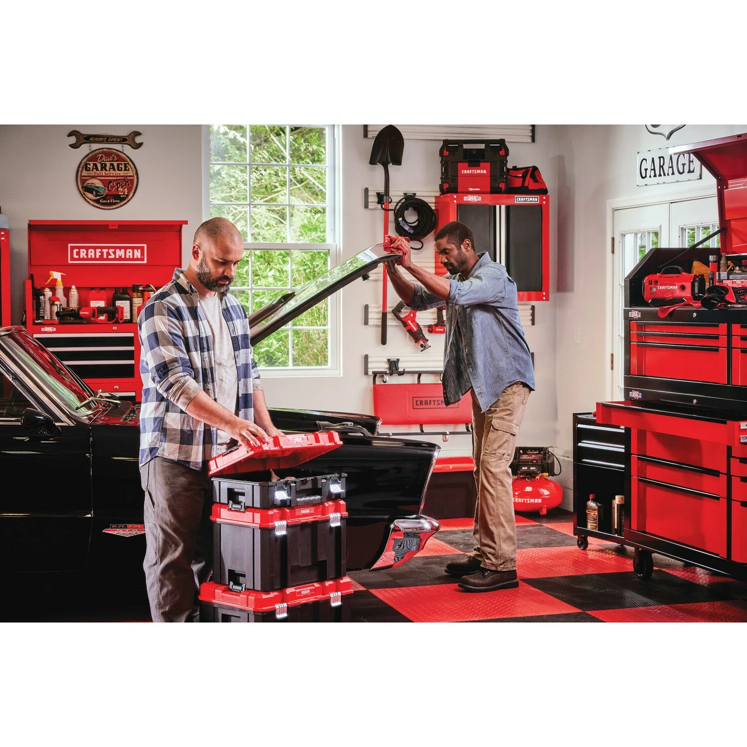 CRAFTSMAN Portable Tool Boxes VERSASTACK System 17-in Red Plastic Lockable Tool Box 13 CRAFTSMAN Portable Tool Boxes VERSASTACK System 17-in Red Plastic Lockable Tool Box - Image 13