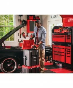 CRAFTSMAN Portable Tool Boxes VERSASTACK System 17-in Red Plastic Lockable Tool Box 22 CRAFTSMAN Portable Tool Boxes VERSASTACK System 17-in Red Plastic Lockable Tool Box -Craftsman Sales Shop 12001309
