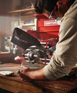 CRAFTSMAN Miter Saws V20 7-1/4-in 20-Volt Max Single Bevel Sliding Compound Cordless Miter Saw -Craftsman Sales Shop 12115364