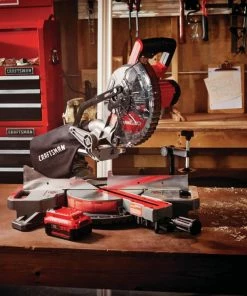 CRAFTSMAN Miter Saws V20 7-1/4-in 20-Volt Max Single Bevel Sliding Compound Cordless Miter Saw -Craftsman Sales Shop 12115366