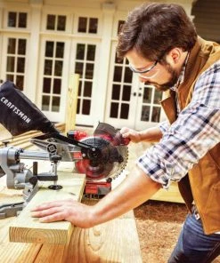 CRAFTSMAN Miter Saws V20 7-1/4-in 20-Volt Max Single Bevel Sliding Compound Cordless Miter Saw -Craftsman Sales Shop 12115368