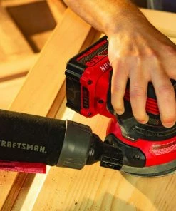 CRAFTSMAN Power Sanders V20 20-Volt Cordless Random Orbital Sander with Dust Management -Craftsman Sales Shop 12115542