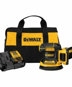 DEWALT Power Sanders 20-Volt Brushless Cordless Variable Speed Random Orbital Sander with Dust Management (Battery Included)