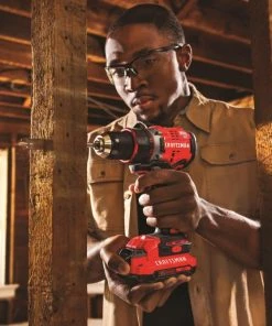 CRAFTSMAN Drills V20 20-volt Max 1/2-in Brushless Cordless Drill (2-Batteries Included and Charger Included) -Craftsman Sales Shop 14206806