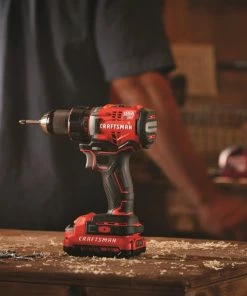 CRAFTSMAN Drills V20 20-volt Max 1/2-in Brushless Cordless Drill (2-Batteries Included and Charger Included) -Craftsman Sales Shop 14206812