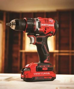 CRAFTSMAN Drills V20 20-volt Max 1/2-in Brushless Cordless Drill (2-Batteries Included and Charger Included) -Craftsman Sales Shop 14206814