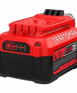 CRAFTSMAN Power Tool Batteries & Chargers V20 20-Volt Max 4 Amp-Hour Lithium Power Tool Battery -Craftsman Sales Shop 14207035