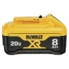 DEWALT Power Tool Batteries & Chargers XR 20-Volt Max 8 Amp-Hour Lithium Power Tool Battery