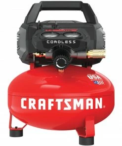 CRAFTSMAN Air Compressors V20 2.5-Gallon Single Stage Portable Cordless Electric Pancake Air Compressor