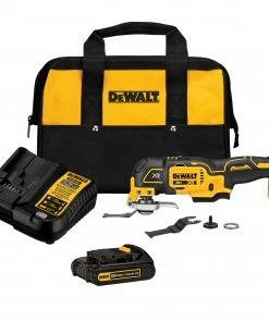 DEWALT Oscillating Tool Kits 6-Piece Brushless 20-volt Max 3-speed Oscillating Multi-Tool Kit with Soft Case (1-Battery Included)