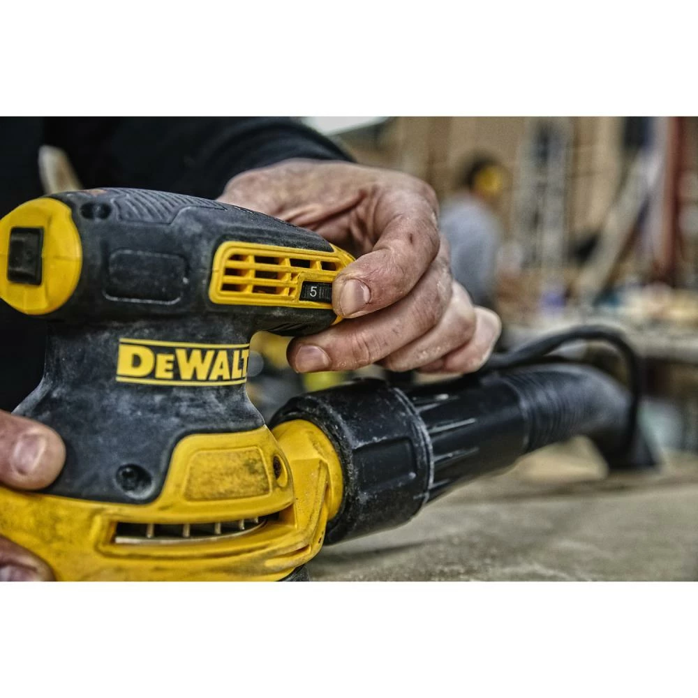 DEWALT Power Sanders 3-Amp Corded Orbital Sander with Dust Management 3 DEWALT Power Sanders 3-Amp Corded Orbital Sander with Dust Management - Image 3