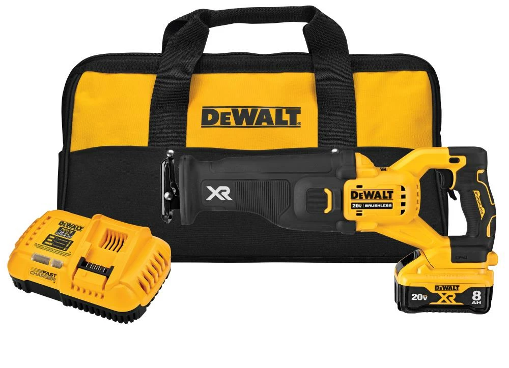 DEWALT Reciprocating Saws XR POWER DETECT 20-volt Max Variable Speed Brushless Cordless Reciprocating Saw (Charger Included and Battery Included) 1 DEWALT Reciprocating Saws XR POWER DETECT 20-volt Max Variable Speed Brushless Cordless Reciprocating Saw (Charger Included and Battery Included)