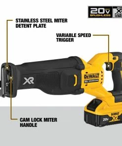 DEWALT Reciprocating Saws XR POWER DETECT 20-volt Max Variable Speed Brushless Cordless Reciprocating Saw (Charger Included and Battery Included) 17 DEWALT Reciprocating Saws XR POWER DETECT 20-volt Max Variable Speed Brushless Cordless Reciprocating Saw (Charger Included and Battery Included) -Craftsman Sales Shop 14812685