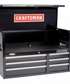CRAFTSMAN Top Tool Chests 2000 Series 40.5-in W x 24.5-in H 6-Drawer Steel Tool Chest (Black)