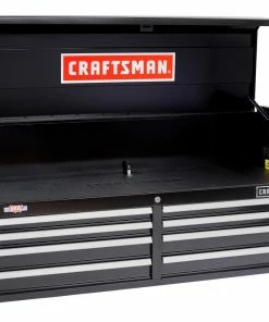 CRAFTSMAN Top Tool Chests 2000 Series 51.5-in W x 24.5-in H 8-Drawer Steel Tool Chest (Black)