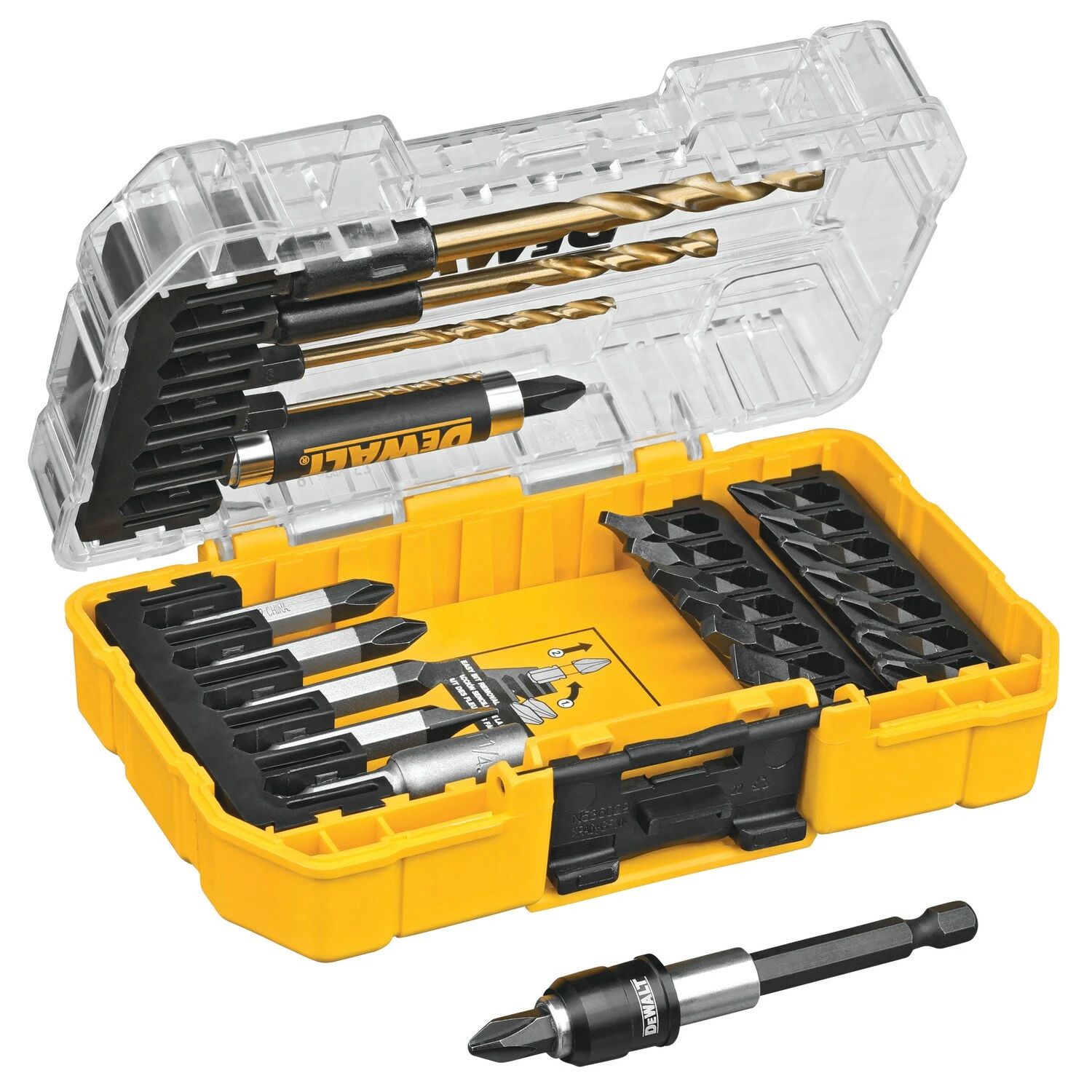 DEWALT Screwdriver Bits TOUGH GRIP Set Steel Hex Shank Screwdriver Bit Set (27-Piece) 4 DEWALT Screwdriver Bits TOUGH GRIP Set Steel Hex Shank Screwdriver Bit Set (27-Piece) - Image 4