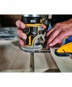 DEWALT Routers 1/4-in-Amp Variable Speed Brushless Fixed Cordless Router (Tool Only) 24 DEWALT Routers 1/4-in-Amp Variable Speed Brushless Fixed Cordless Router (Tool Only) -Craftsman Sales Shop 15140617
