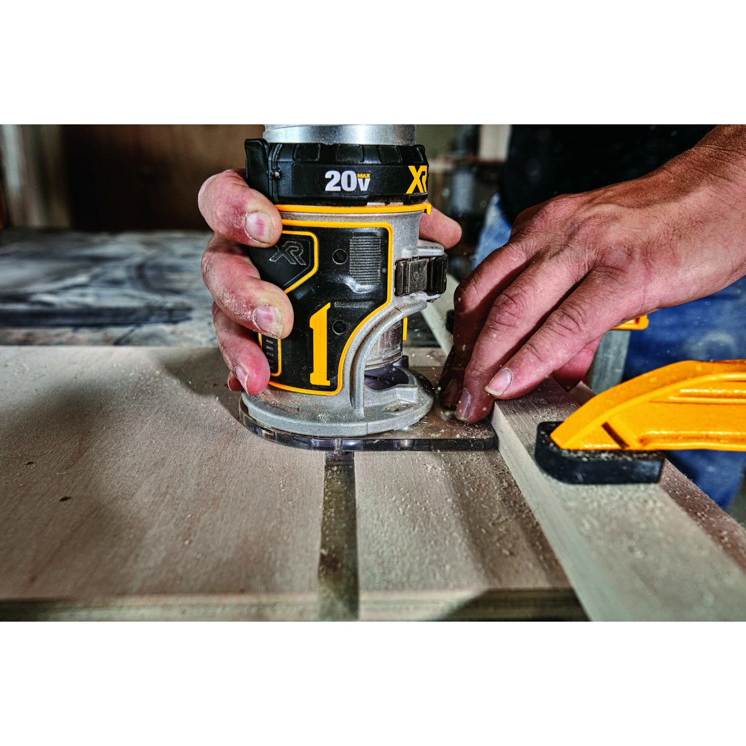 DEWALT Routers 1/4-in-Amp Variable Speed Brushless Fixed Cordless Router (Tool Only) 12 DEWALT Routers 1/4-in-Amp Variable Speed Brushless Fixed Cordless Router (Tool Only) - Image 12