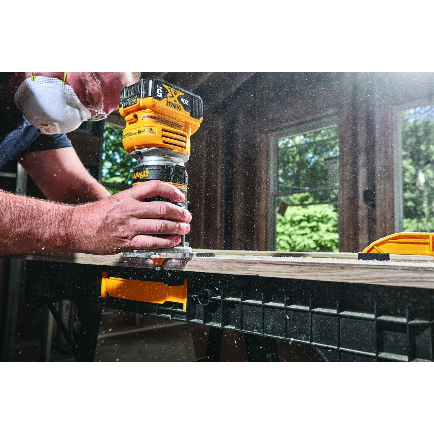 DEWALT Routers 1/4-in-Amp Variable Speed Brushless Fixed Cordless Router (Tool Only) 8 DEWALT Routers 1/4-in-Amp Variable Speed Brushless Fixed Cordless Router (Tool Only) - Image 8