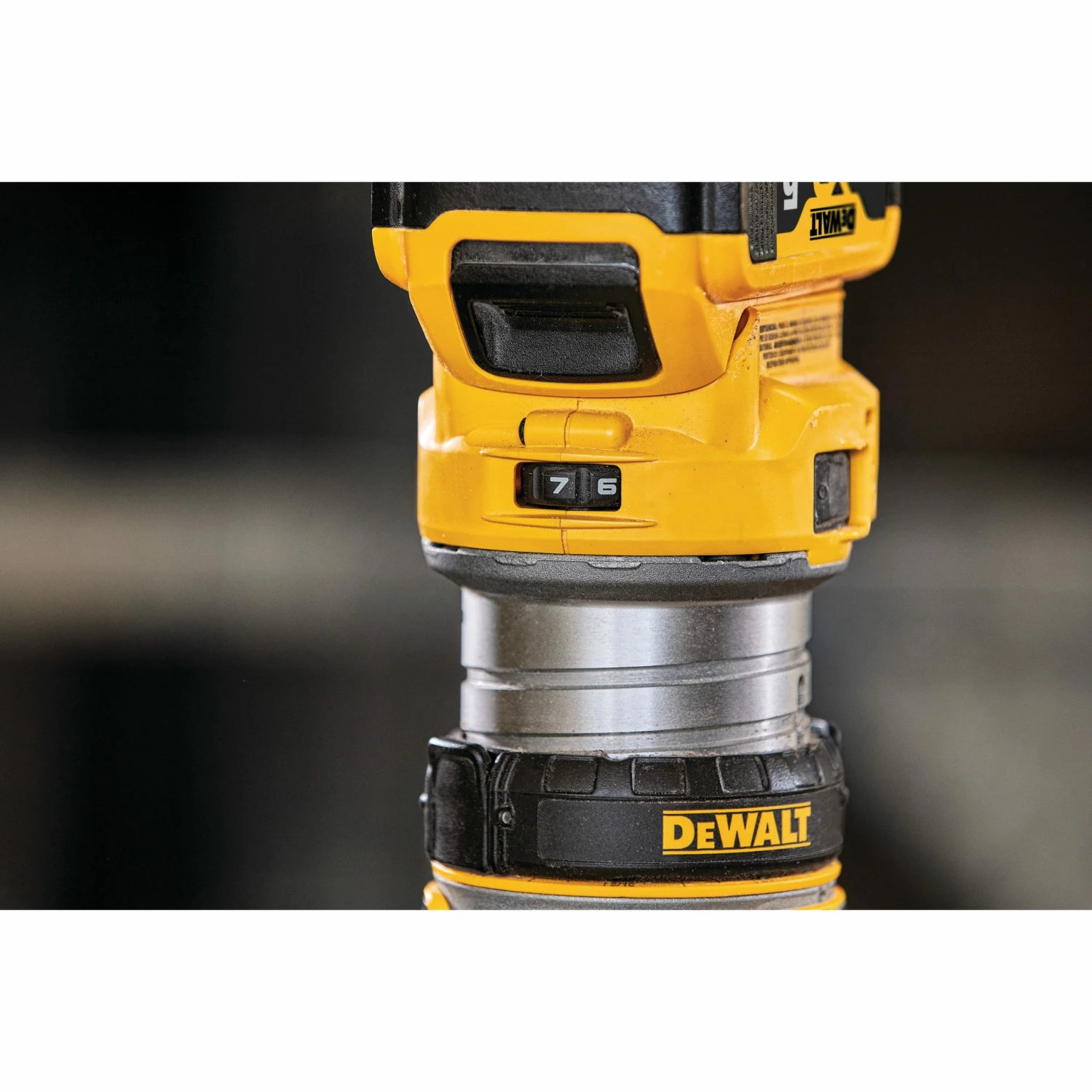 DEWALT Routers 1/4-in-Amp Variable Speed Brushless Fixed Cordless Router (Tool Only) 9 DEWALT Routers 1/4-in-Amp Variable Speed Brushless Fixed Cordless Router (Tool Only) - Image 9