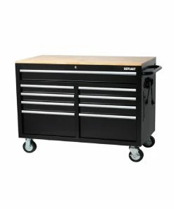 Kobalt Work Benches 46.1-in W x 37.2-in H 9-Drawer Rubber Work Bench