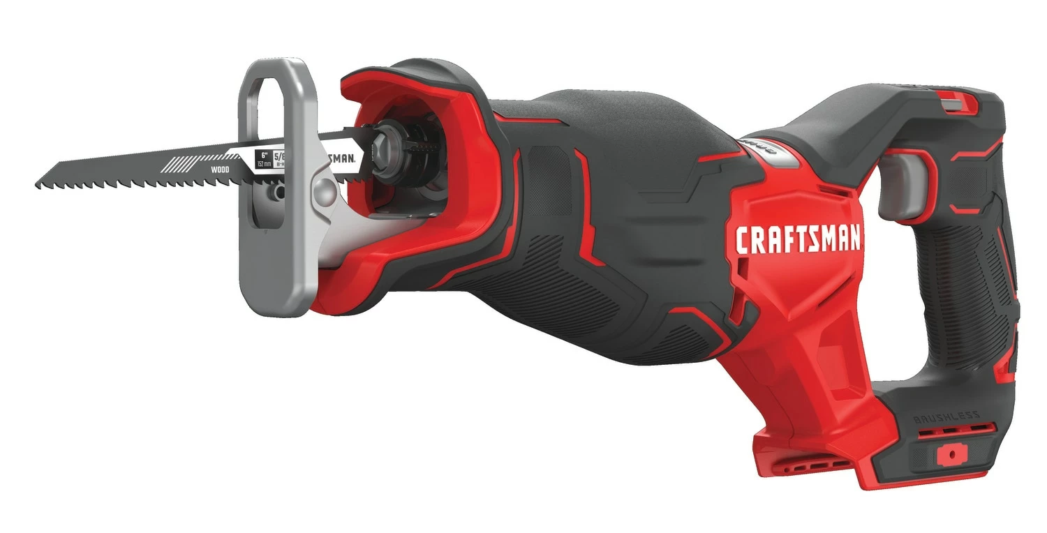CRAFTSMAN Reciprocating Saws V20 20-volt Max Variable Speed Brushless Cordless Reciprocating Saw (Tool Only) 1 CRAFTSMAN Reciprocating Saws V20 20-volt Max Variable Speed Brushless Cordless Reciprocating Saw (Tool Only)