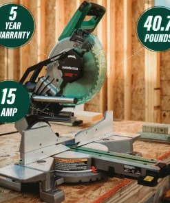 Metabo HPT Miter Saws 10-in Dual Bevel Sliding Folding Compound Corded Miter Saw -Craftsman Sales Shop 15368838 scaled