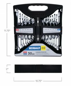 Kobalt Combination Wrenches & Sets 30-Piece Set 12-point Standard (SAE) and Metric Combination Standard Combination Wrench Set -Craftsman Sales Shop 15484710 scaled
