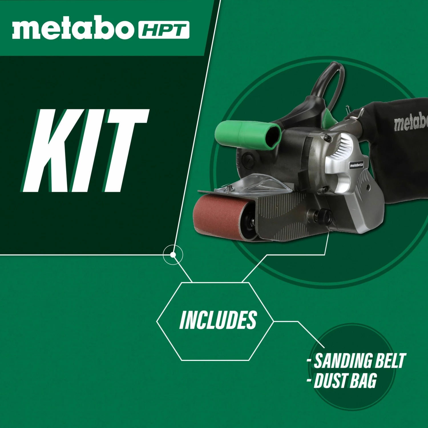 Metabo HPT Power Sanders 9-Amp Corded Belt Sander Dust Management 13 Metabo HPT Power Sanders 9-Amp Corded Belt Sander Dust Management - Image 13