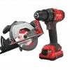 CRAFTSMAN Power Tool Combo Kits V20 2-Tool 20-Volt Max Power Tool Combo Kit Case (2-Batteries Included and Charger Included)