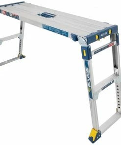 Werner Scaffolding 3.9-ft x 3.9-ft Aluminum Adjustable Work Platform 300 lbs. Capacity -Craftsman Sales Shop 16422500