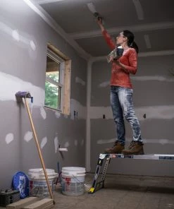 Werner Scaffolding 3.9-ft x 3.9-ft Aluminum Adjustable Work Platform 300 lbs. Capacity -Craftsman Sales Shop 16422505 scaled