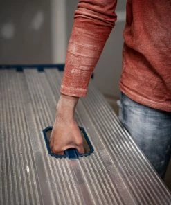 Werner Scaffolding 3.9-ft x 3.9-ft Aluminum Adjustable Work Platform 300 lbs. Capacity -Craftsman Sales Shop 16422506 scaled