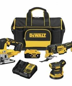 DEWALT Power Tool Combo Kits XR 3-Tool 20-Volt Max Brushless Power Tool Combo Kit with Soft Case (1-Battery and charger Included)