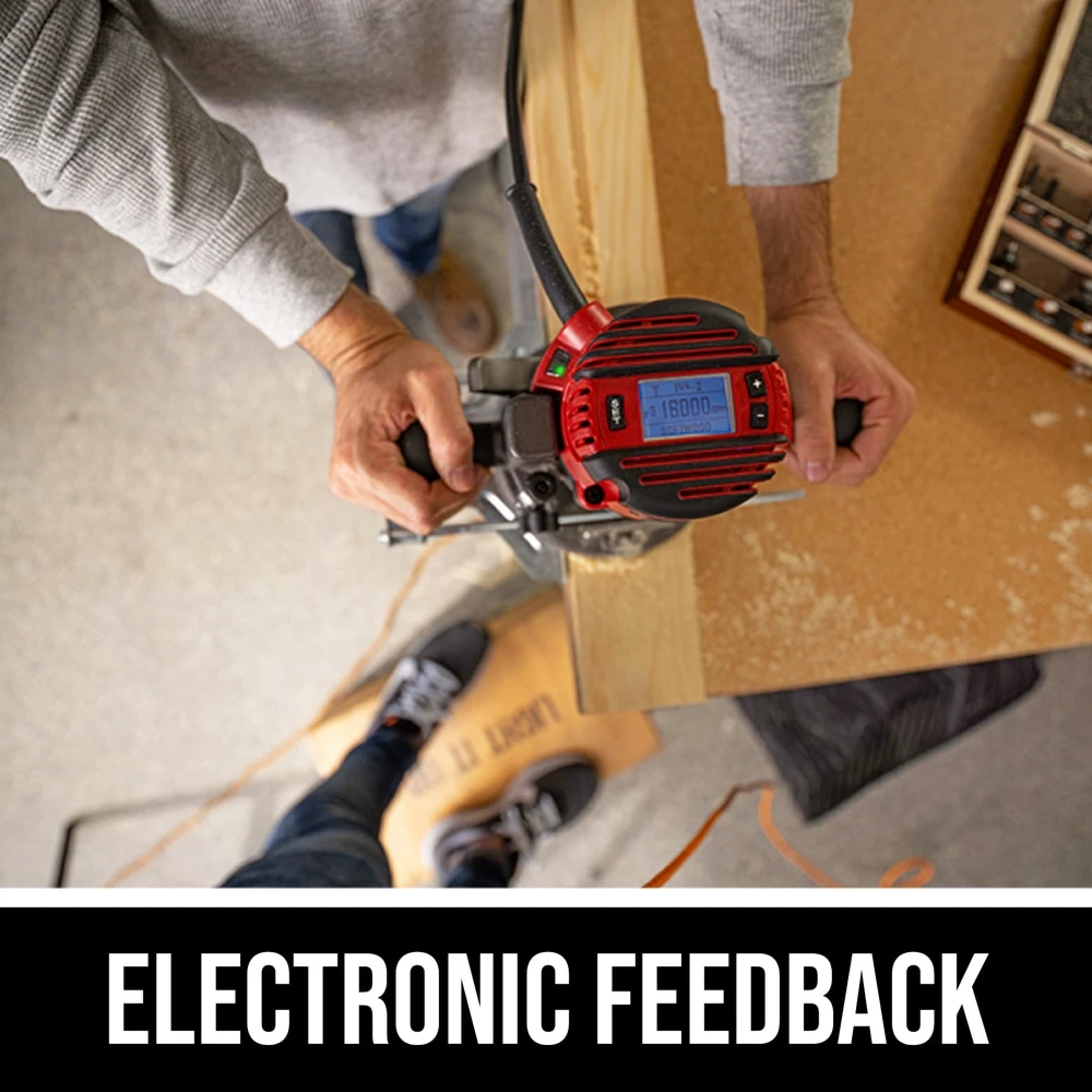 SKIL Routers 1/4-in and 1/2-in 14-Amp 2-HP Variable Speed Combo Fixed/Plunge Corded Router (Tool Only) 5 SKIL Routers 1/4-in and 1/2-in 14-Amp 2-HP Variable Speed Combo Fixed/Plunge Corded Router (Tool Only) - Image 5