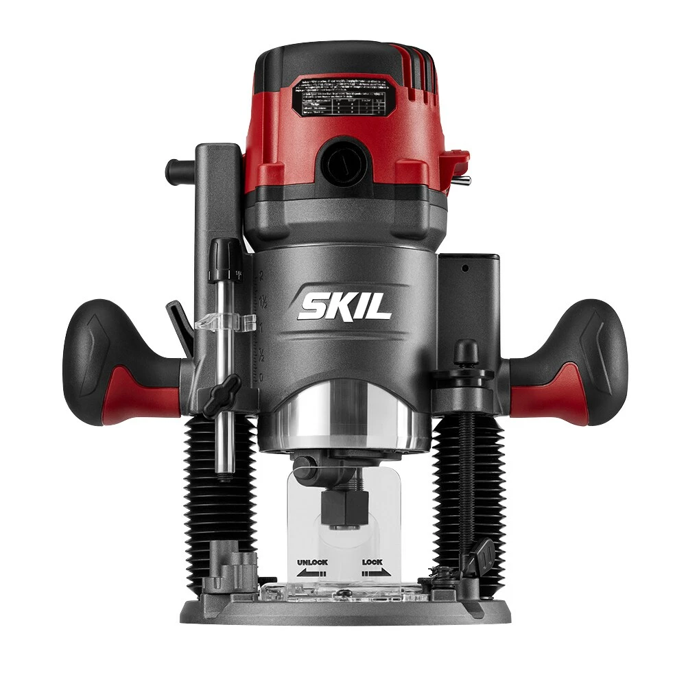 SKIL Routers 1/4-in and 1/2-in 14-Amp 2-HP Variable Speed Combo Fixed/Plunge Corded Router (Tool Only) 7 SKIL Routers 1/4-in and 1/2-in 14-Amp 2-HP Variable Speed Combo Fixed/Plunge Corded Router (Tool Only) - Image 7