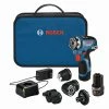 Bosch Drills Chameleon 12-volt 1/4-in Brushless Right Angle Cordless Drill (2-Batteries Included and Charger Included)