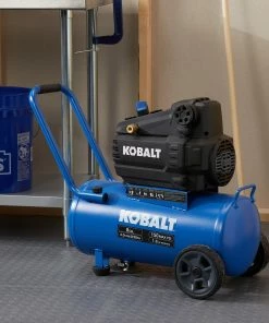 Kobalt Air Compressors 8-Gallon Single Stage Portable Electric Horizontal Air Compressor -Craftsman Sales Shop 16738891
