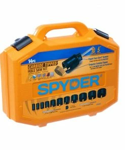 Spyder Hole Saws & Kits 14-Piece Set Carbide-tipped Arbored Adjustable Hole Saw Kit Set -Craftsman Sales Shop 16857663
