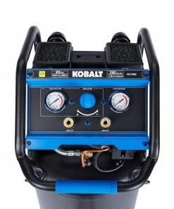 Kobalt Air Compressors Quiet Tech 26-Gallon Single Stage Portable Corded Electric Vertical Air Compressor -Craftsman Sales Shop 16863448